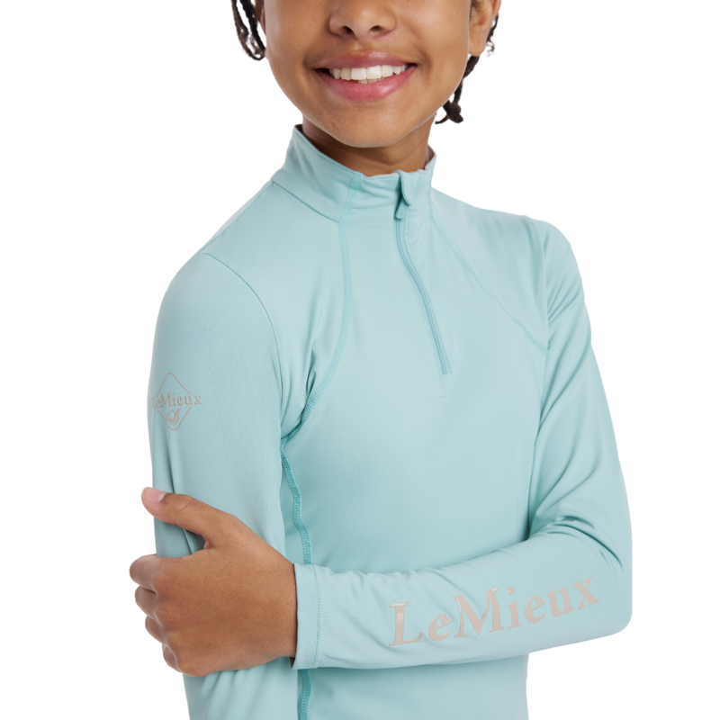 LeMieux Young Rider Base Layer - Aqua-2