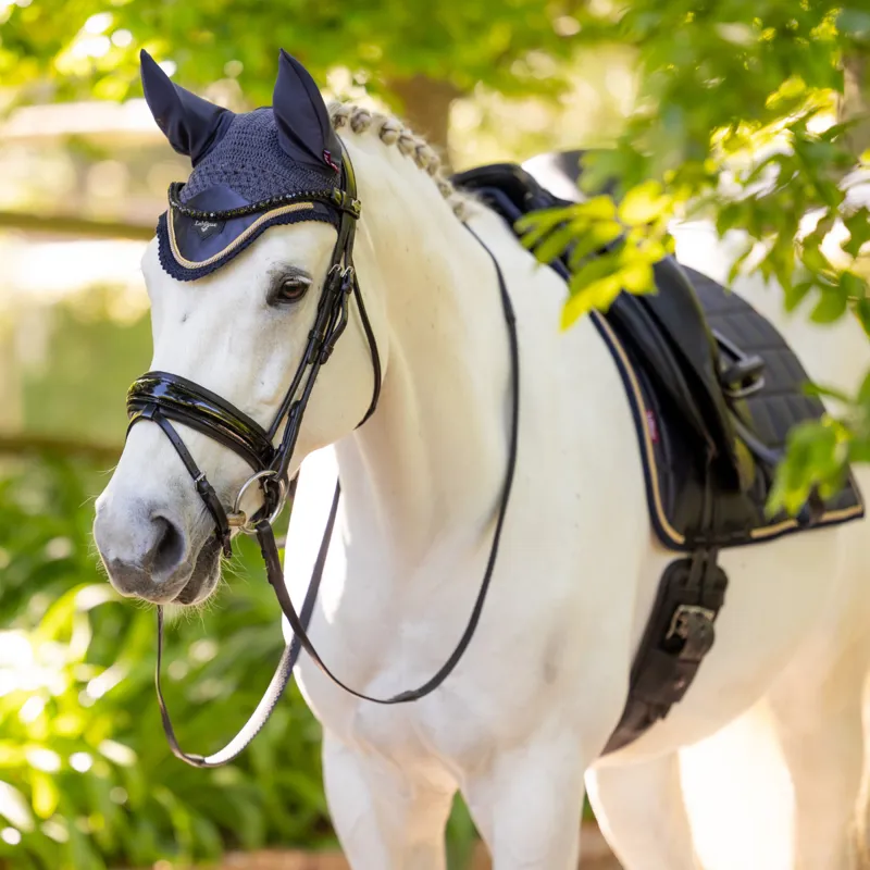 LeMieux Loire Fly Hood - Dusk Blue-2