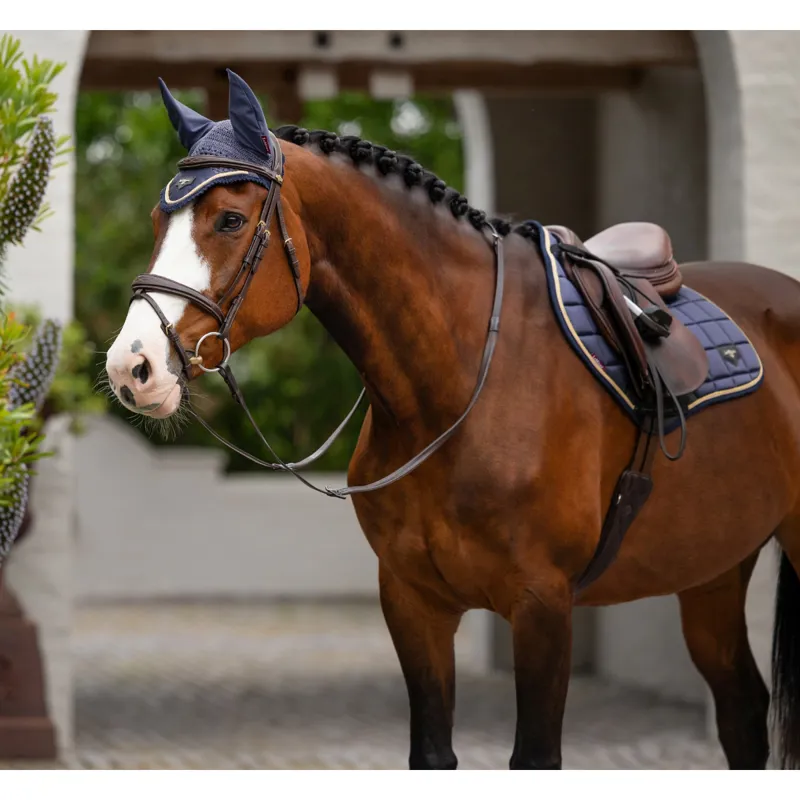 LeMieux Loire Fly Hood - Dusk Blue-3