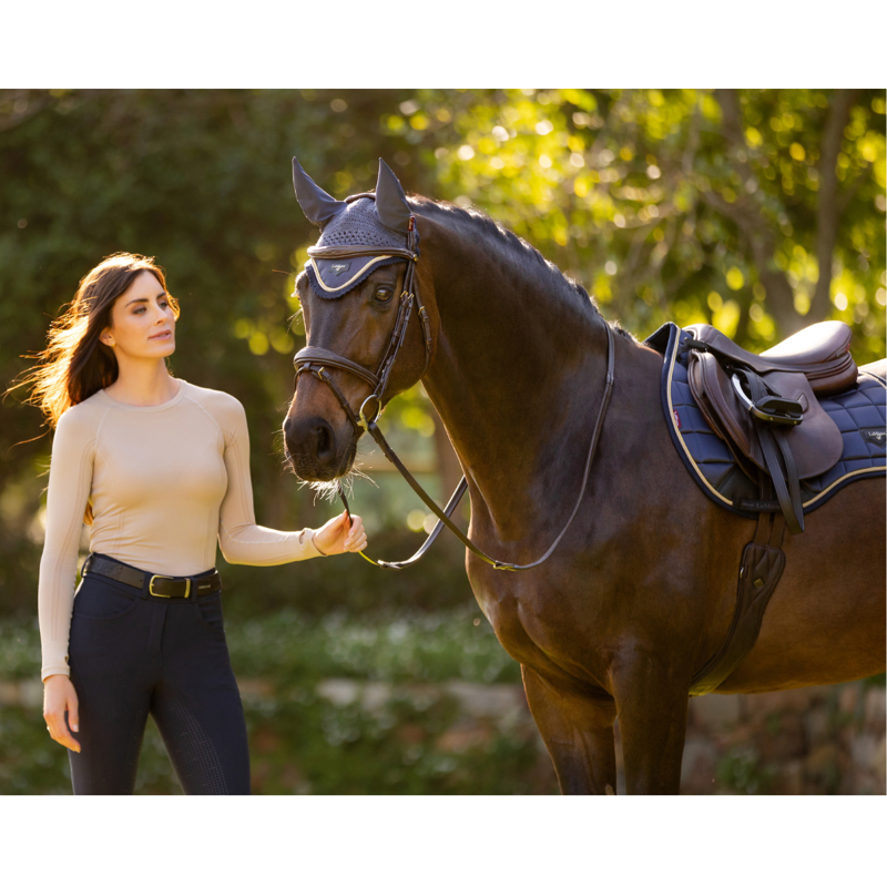 LeMieux Loire Fly Hood - Dusk Blue-6