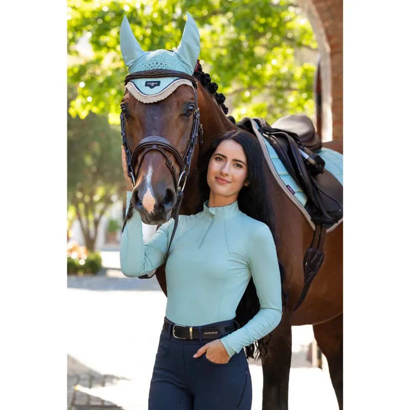 LeMieux Loire Fly Hood - Aqua-4