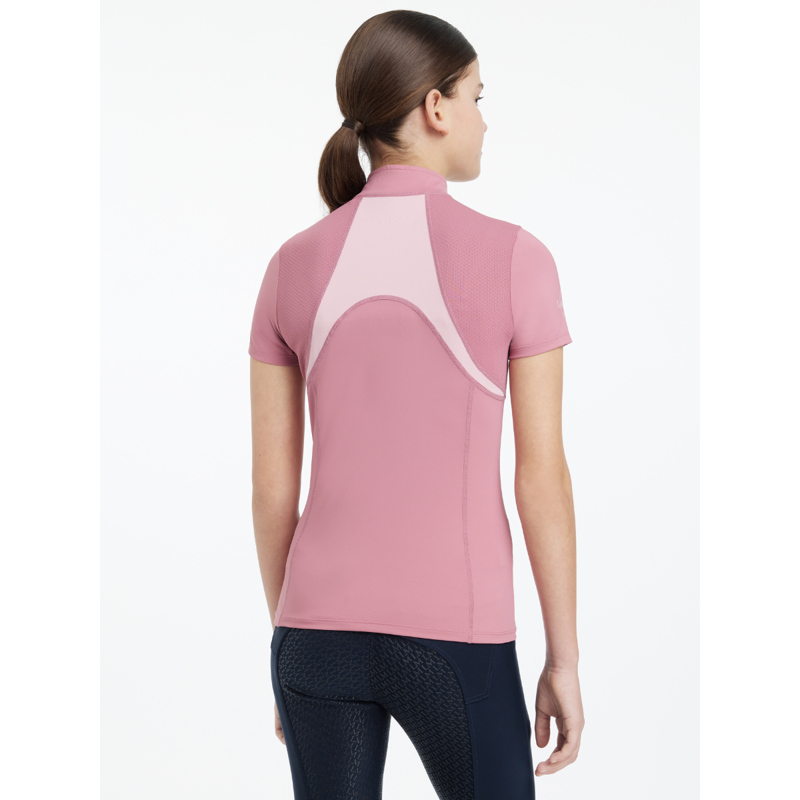 LeMieux Young Rider Short Sleeve Mia Mesh Base Layer - Peony-1