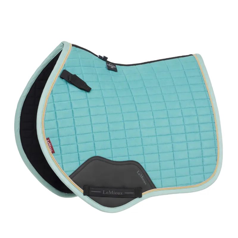 LeMieux Mini Suede Close Contact Square - Lagoon