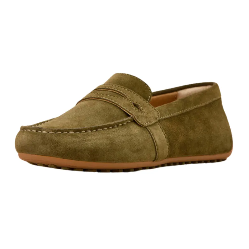 Ariat Women's Selene Driving Shoe - Dark Olive Suede