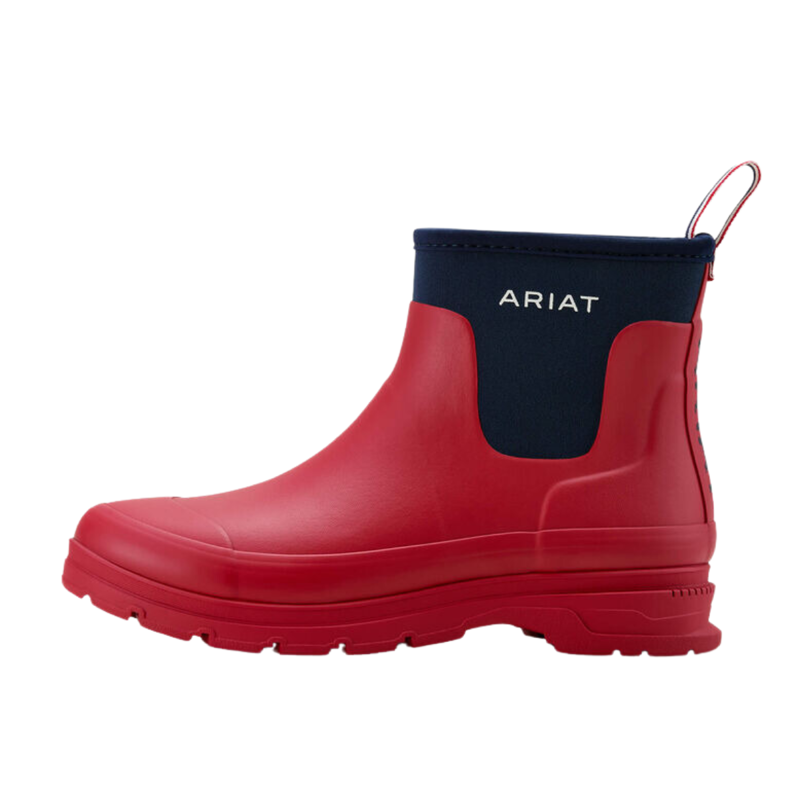 Ariat Women's Kelmarsh Shortie Rubber Boot - Team Red-3