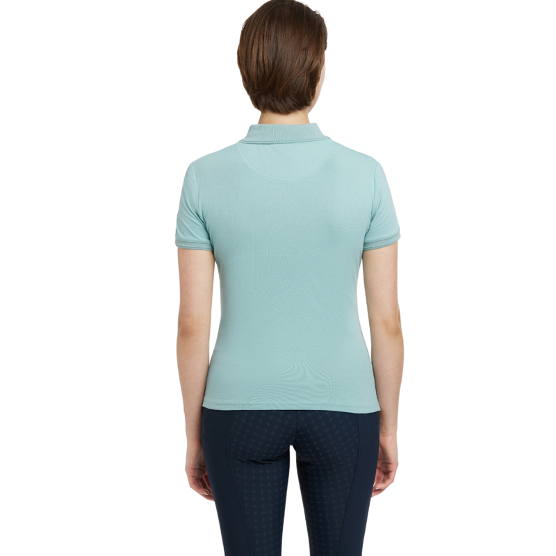 LeMieux Classique Polo Shirt - Aqua-1