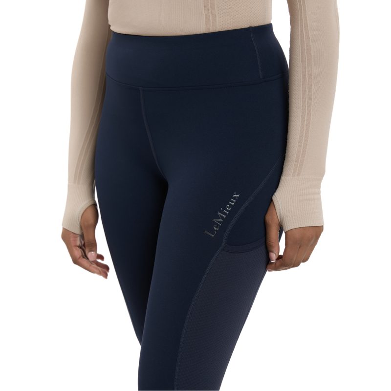 LeMieux Lydia Mesh Leggings - Navy-3