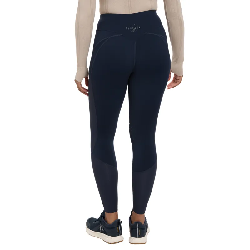 LeMieux Lydia Mesh Leggings - Navy-1