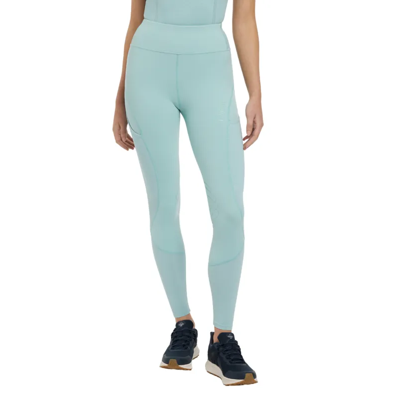 LeMieux Lydia Mesh Leggings - Aqua-1