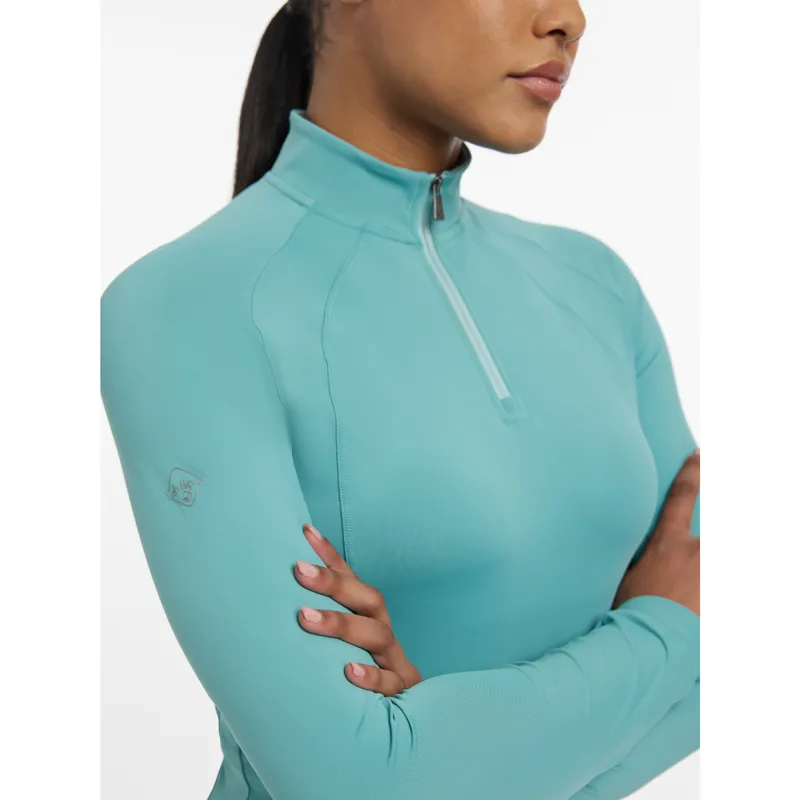 LeMieux Halle Lightweight Base Layer - Lagoon-2