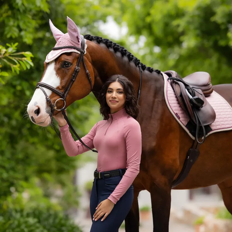 LeMieux Ladies Halle Lightweight Base Layer - Peony-4