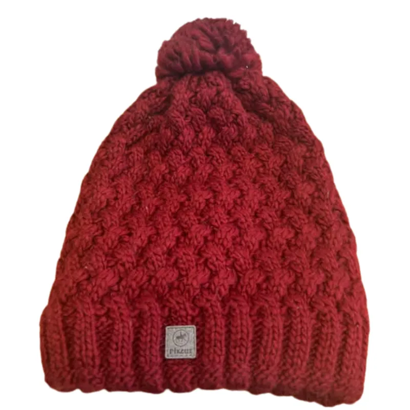 Pikeur Bobble Hat 55/57cm - Rust Red