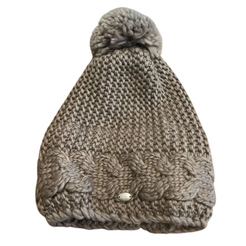 Pikeur Cable Pattern Hat 55/57cm - Light Taupe