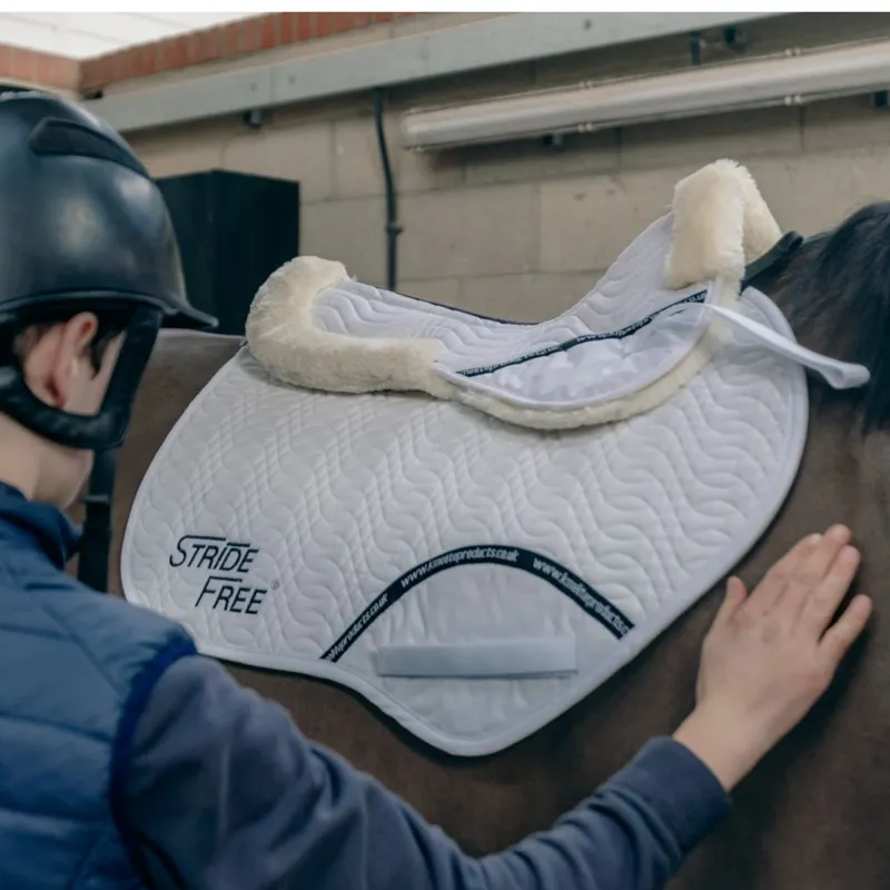 KM Elite Teddy Soft Half Pad - White/Natural-1