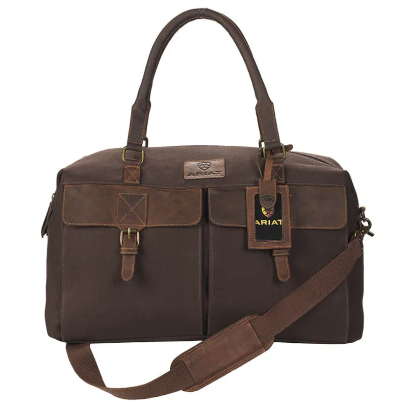 Ariat Women's Canvas Duffle Bag - Brown