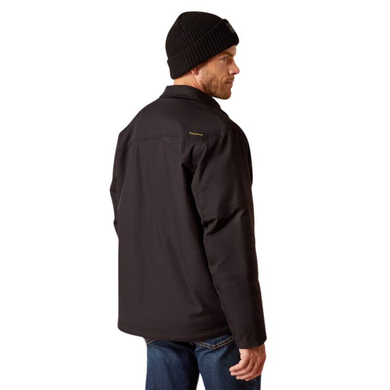 Ariat Men's Duracanvas Sherpa-Lined Coat - Black-1