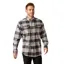 Ariat Men's Rebar Flannel DuraStretch Work Shirt - Charcoal Grey