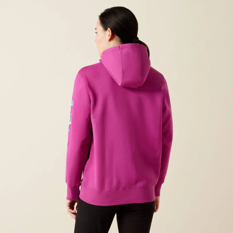 Ariat Women's Rebar Graphic Hoodie  - Willow Herb-3