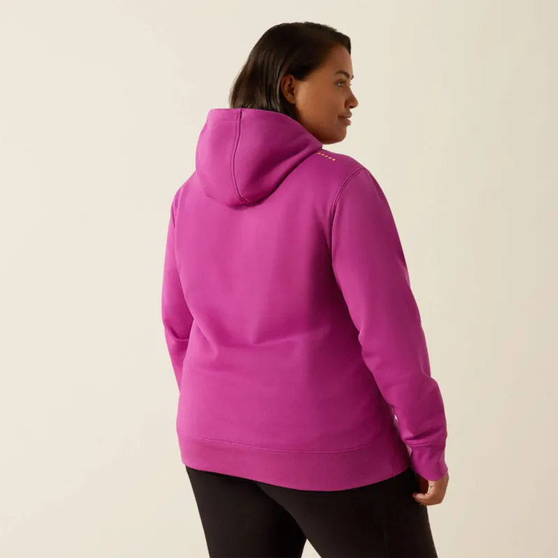 Ariat Women's Rebar Graphic Hoodie  - Willow Herb-2