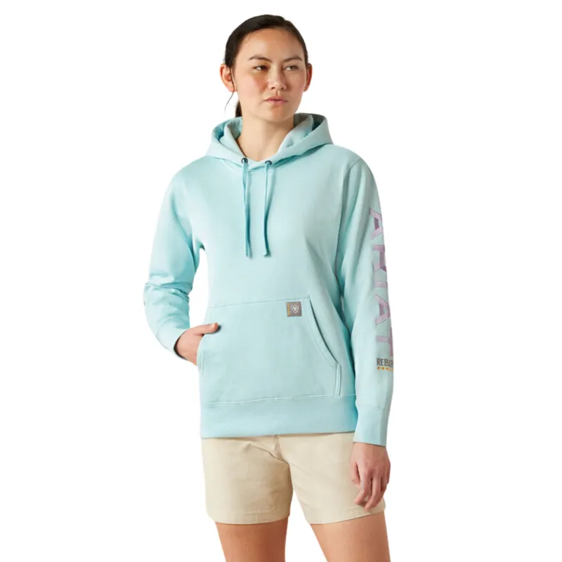 Ariat Women's Rebar Graphic Hoodie - Aquatic