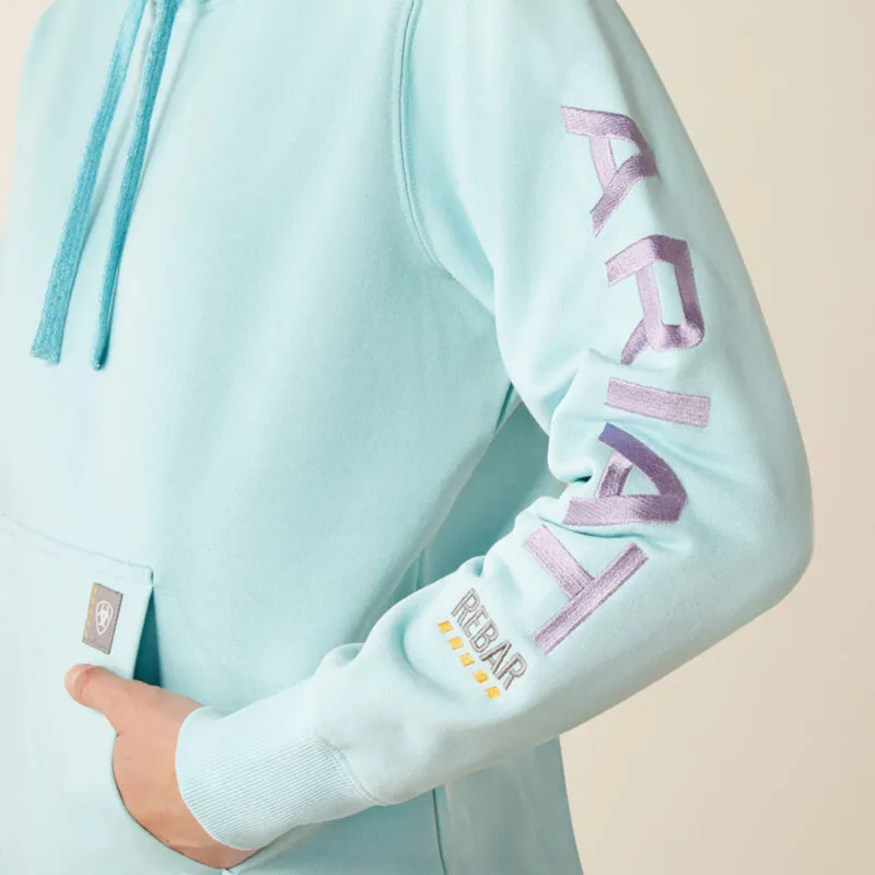 Ariat Women's Rebar Graphic Hoodie - Aquatic-4