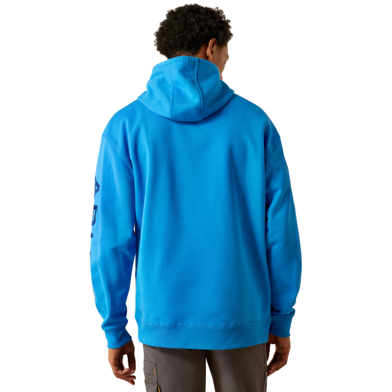 Ariat Men's Rebar Graphic Hoodie - French Blue-1