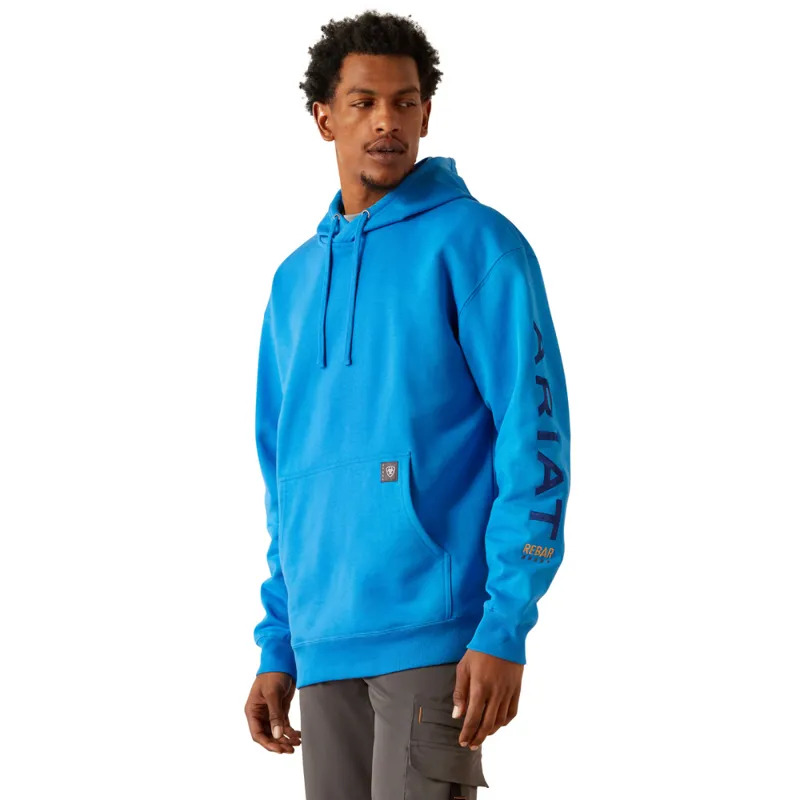 Ariat Men's Rebar Graphic Hoodie - French Blue