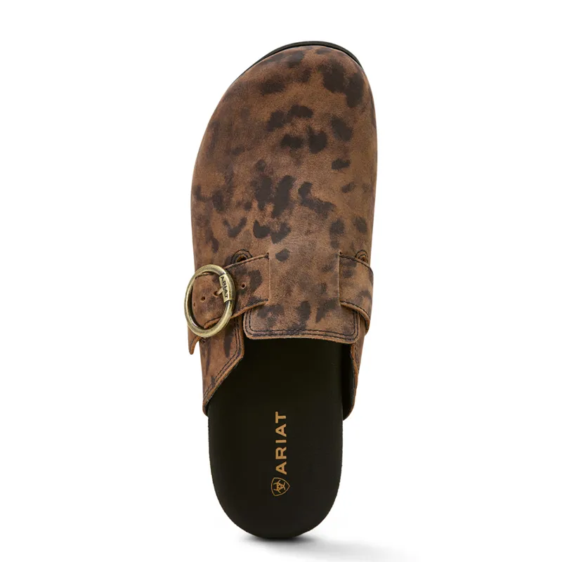 Ariat Women's Country Mule - Leopard Suede-3