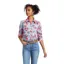 Ariat Woman's  Kirby Stretch Shirt - Austin Floral Stripe
