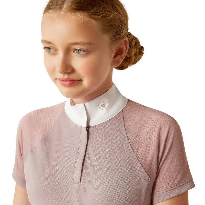 Ariat Aptos Vent 2.0 Youth Show Shirt - Sea Fog-2