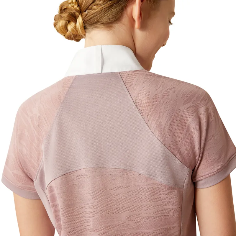 Ariat Aptos Vent 2.0 Youth Show Shirt - Sea Fog-3