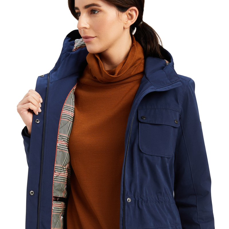 Ariat Women's Argentium  Parka - Navy-2