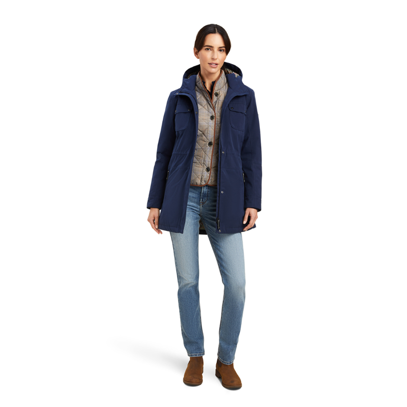 Ariat Women's Argentium  Parka - Navy-4
