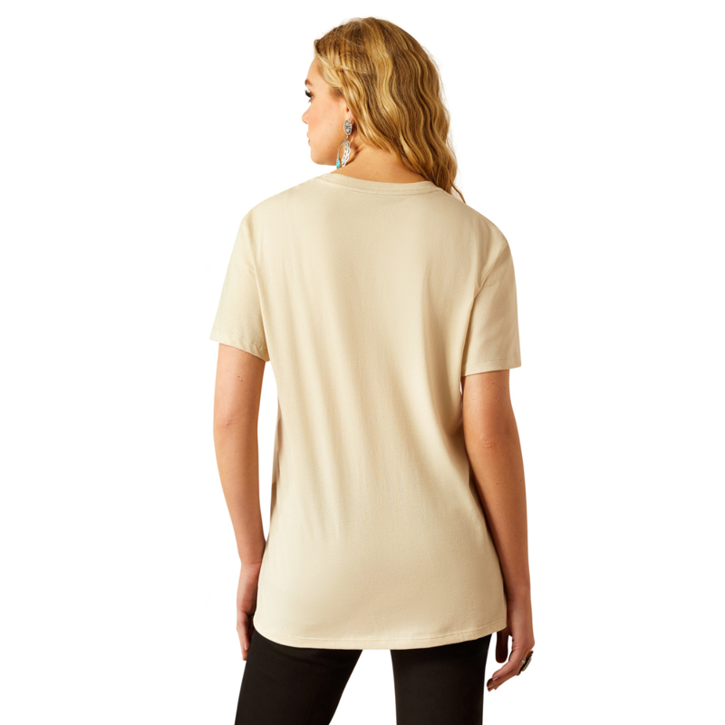 Ariat Women's Ariat Western Wear T-Shirt - Natural-1