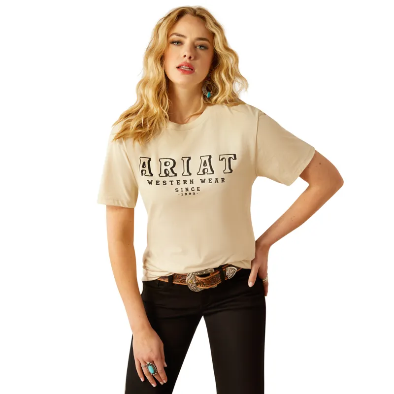 Ariat Women's Ariat Western Wear T-Shirt - Natural