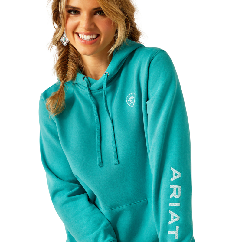 Ariat Women's Logo 2.0 Hoodie - Latigo Bay-3