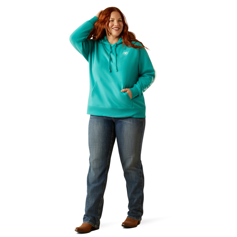 Ariat Women's Logo 2.0 Hoodie - Latigo Bay-6