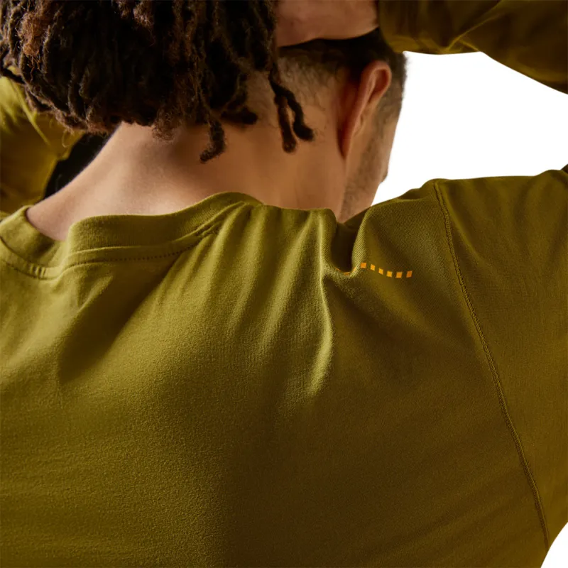 Ariat Men's Rebar Workman Logo T Shirt - Avocado/Beech-4