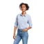 Ariat Women's VentTEK Stretch Shirt - Mazarine Blue And White Stripe