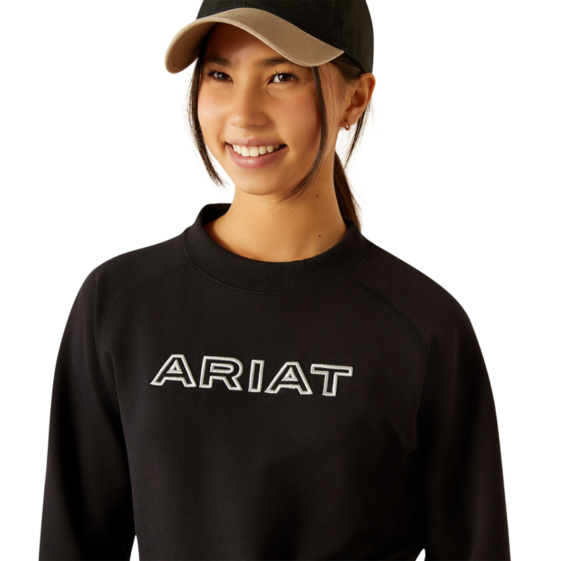 Ariat Youth Benicia T Sweatshirt - Black-2