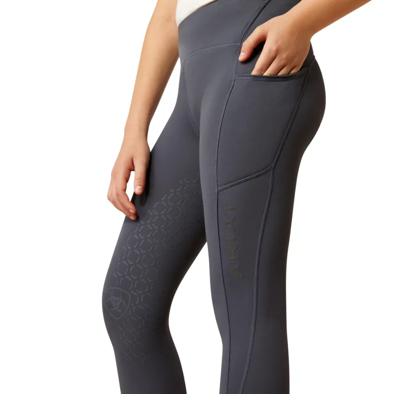 Ariat Youth Venture Thermal Half Grip Tights - Ombre Blue-2