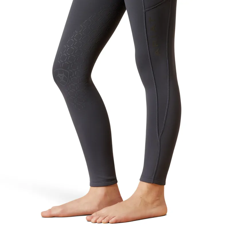 Ariat Youth Venture Thermal Half Grip Tights - Ombre Blue-4