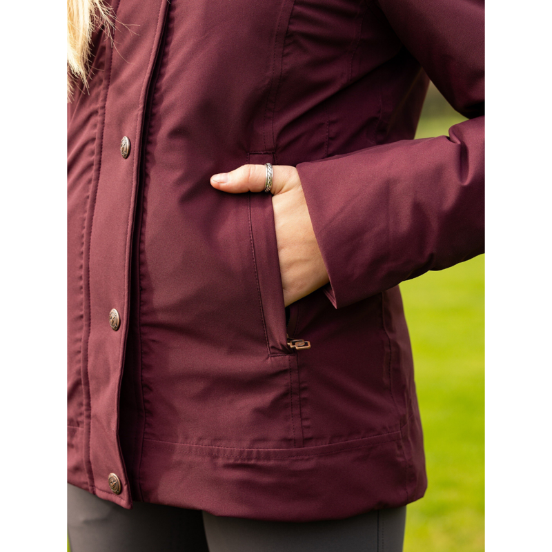 LeMieux Laura Waterproof Short Coat - Port-4