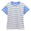 Joules Ladies Ellie Short Sleeve Jersey Top - Blue Stripe