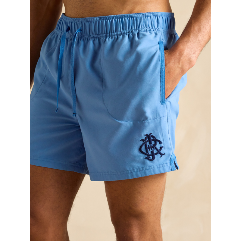Joules Men's Overton Rugby Style Swim Shorts - Blue-5