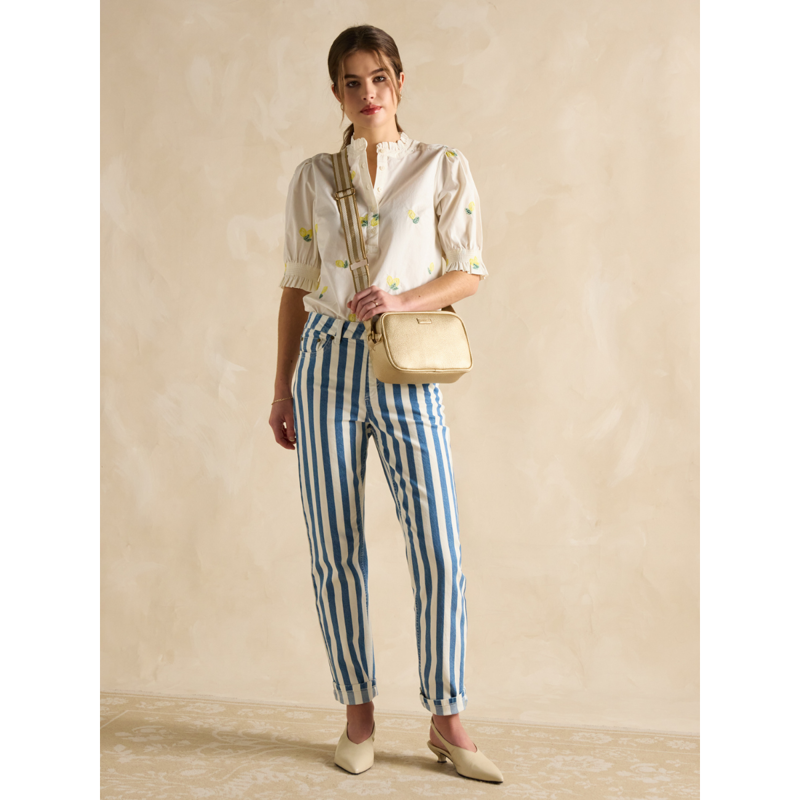 Joules Trent Cross Body Bag - Gold-5