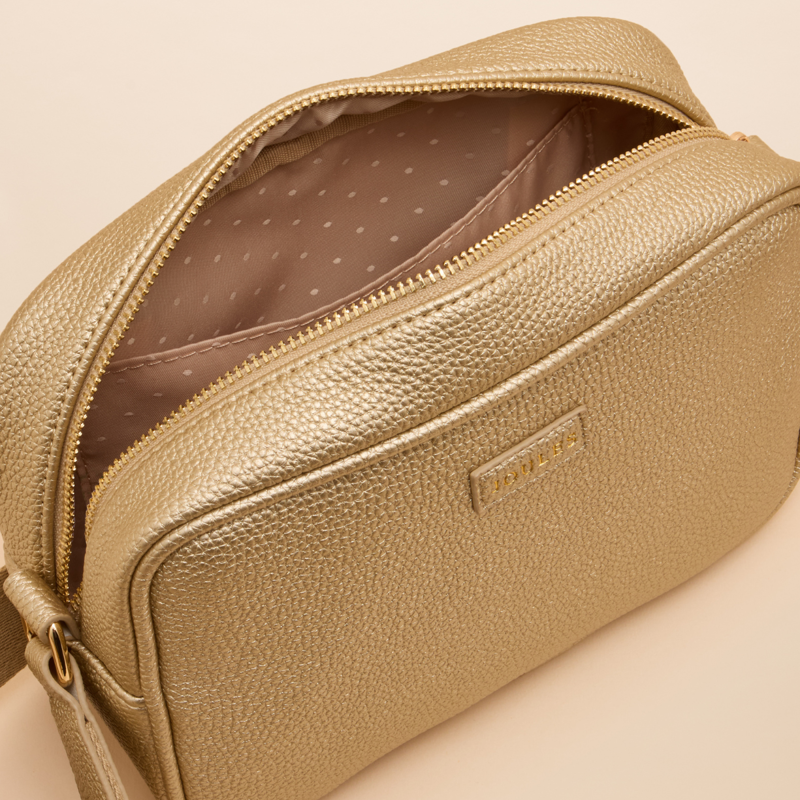 Joules Trent Cross Body Bag - Gold-3