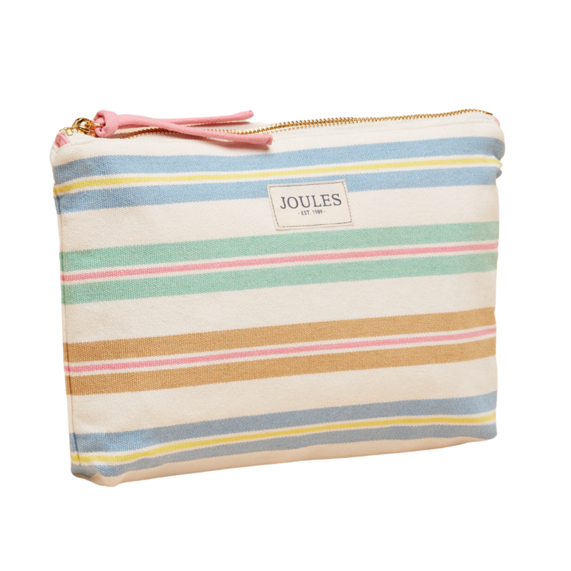 Joules Carrywell Zip Pouch - Multi Stripe-3
