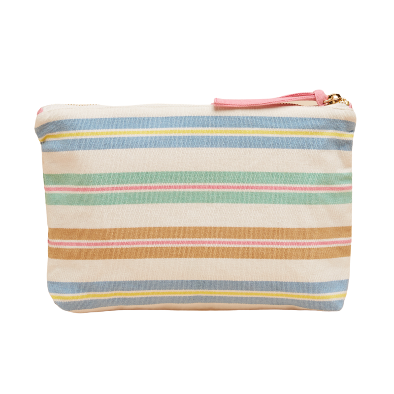 Joules Carrywell Zip Pouch - Multi Stripe-2