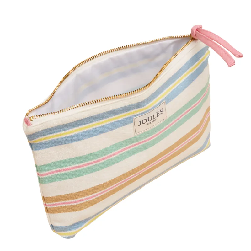 Joules Carrywell Zip Pouch - Multi Stripe-1